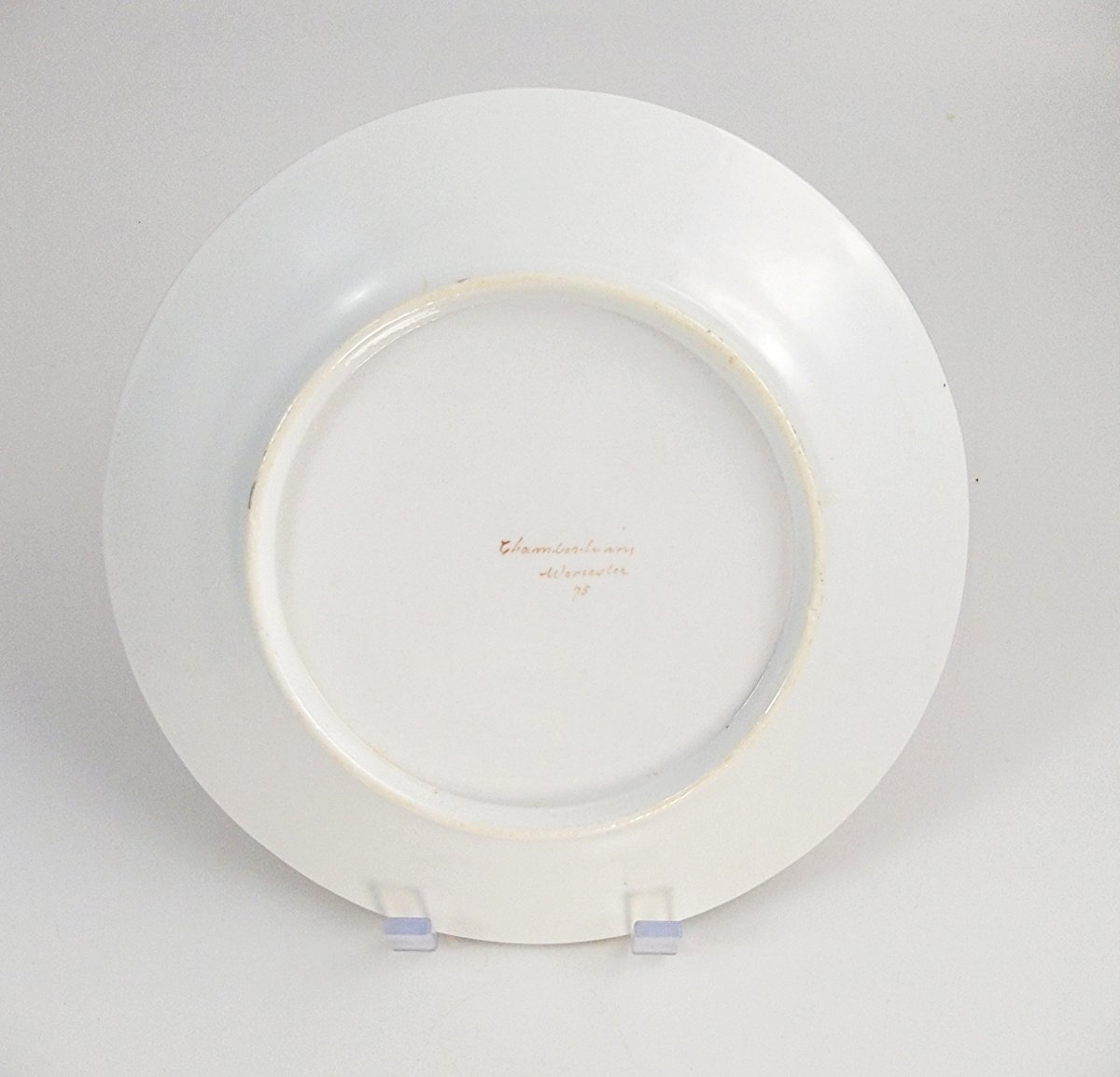 Assiette Chamberlain Worcester «Dragon in Compartments», Angleterre, vers 1815-photo-6