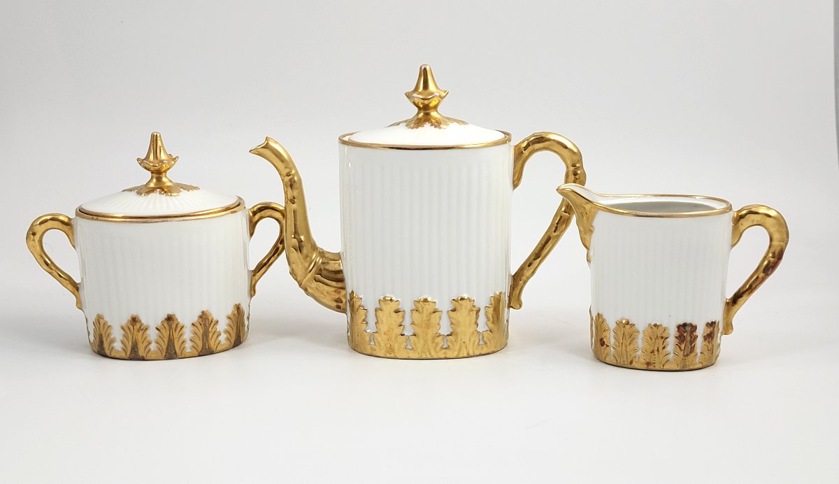 Antique Limoges Small Coffee Set, Ahrenfeldt & Asalvary, France, C.1895-photo-1