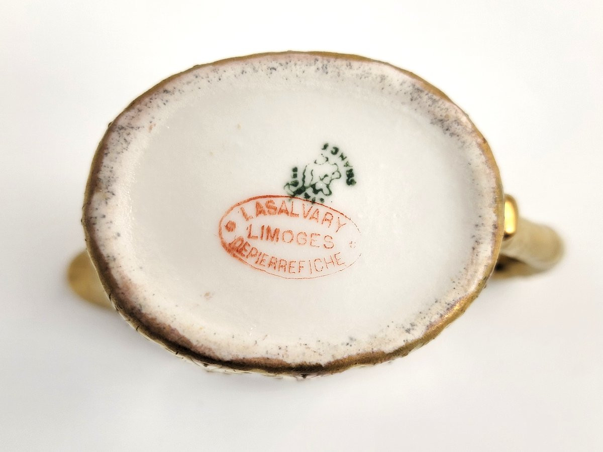 Antique Limoges Small Coffee Set, Ahrenfeldt & Asalvary, France, C.1895-photo-6