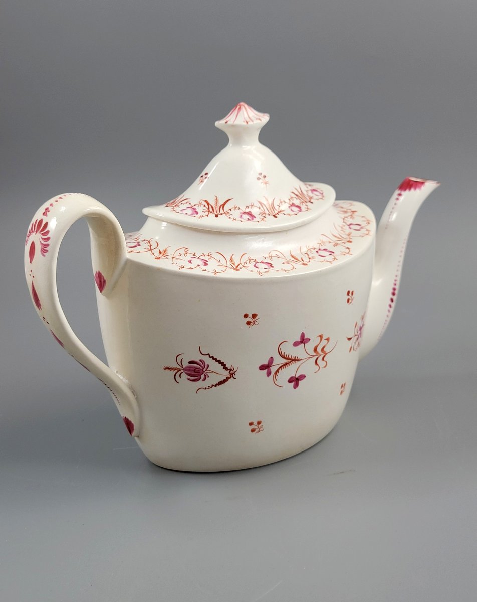Early 19thc Staffordshire Teapot By Factory Z (thomas Wolfe), C.1800, Provenance Maisels Collec-photo-3