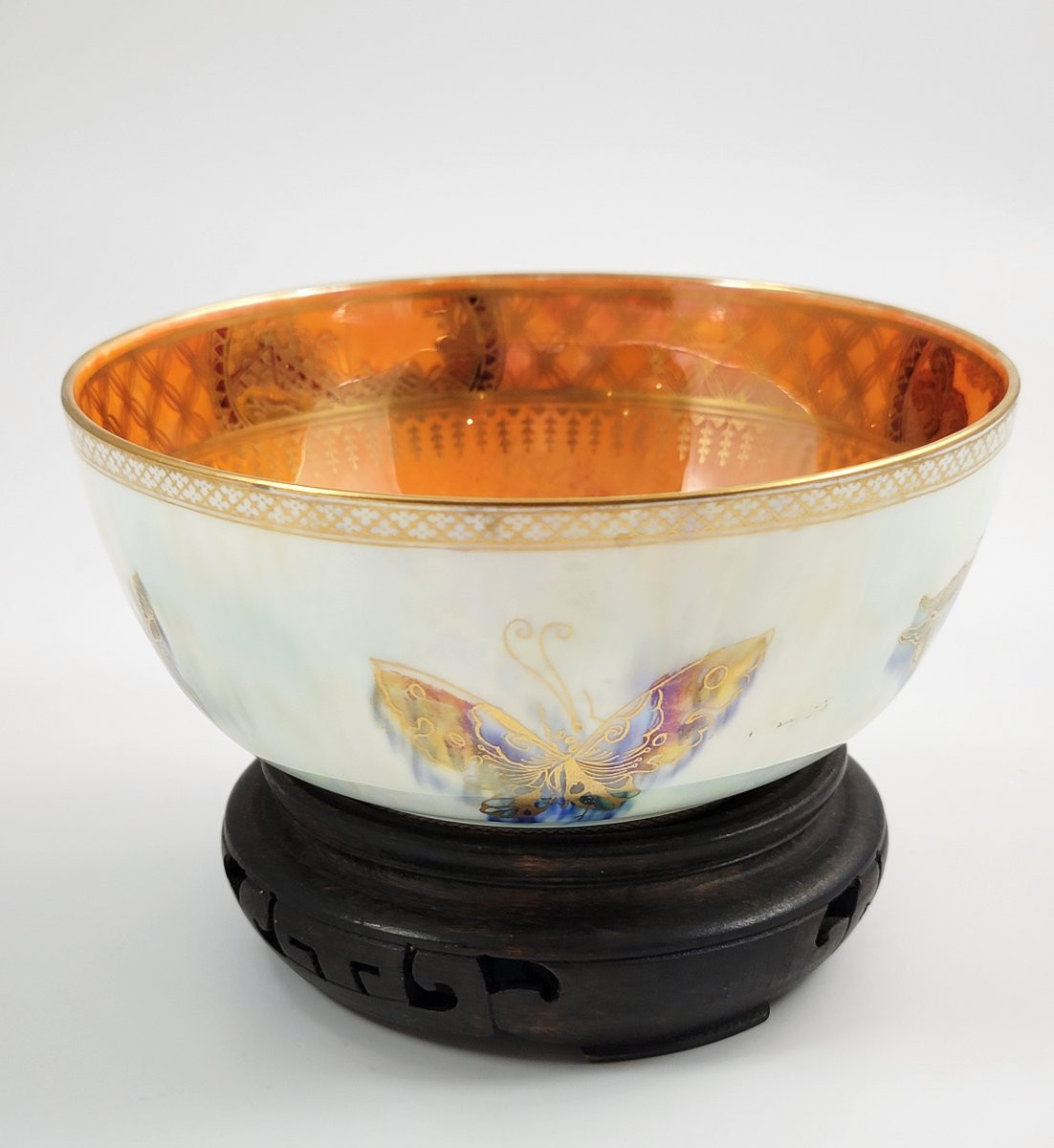Daisy Makeig-Jones, Bol Papillon Lustre Wedgwood, Z4832, Angleterre, vers 1915-photo-3