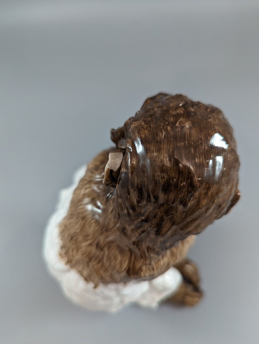 Meissen Porcelain Monkey With Genitalia, "kunstkammer", Mid-18th Century-photo-7