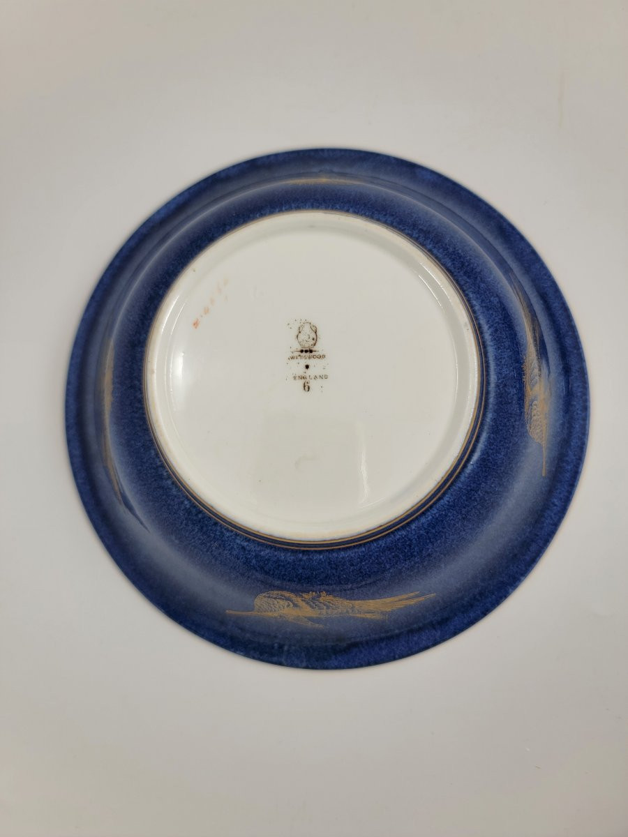 Wedgwood Lustre — Pair Of Owl Bowls By Daisy Makeig-jones, Z4564, Circa 1915-photo-3