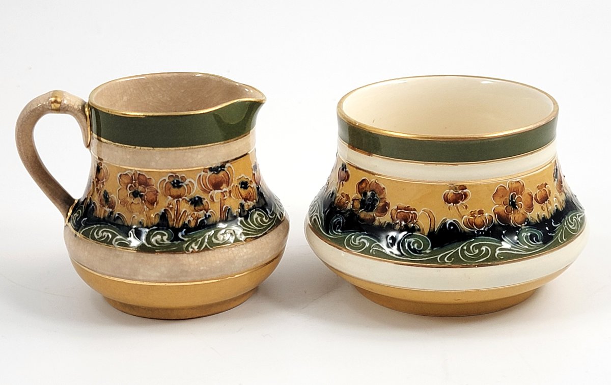 Service à thé « Florian Ware » pavots, William Moorcroft pour Macintyre,  1902-photo-1