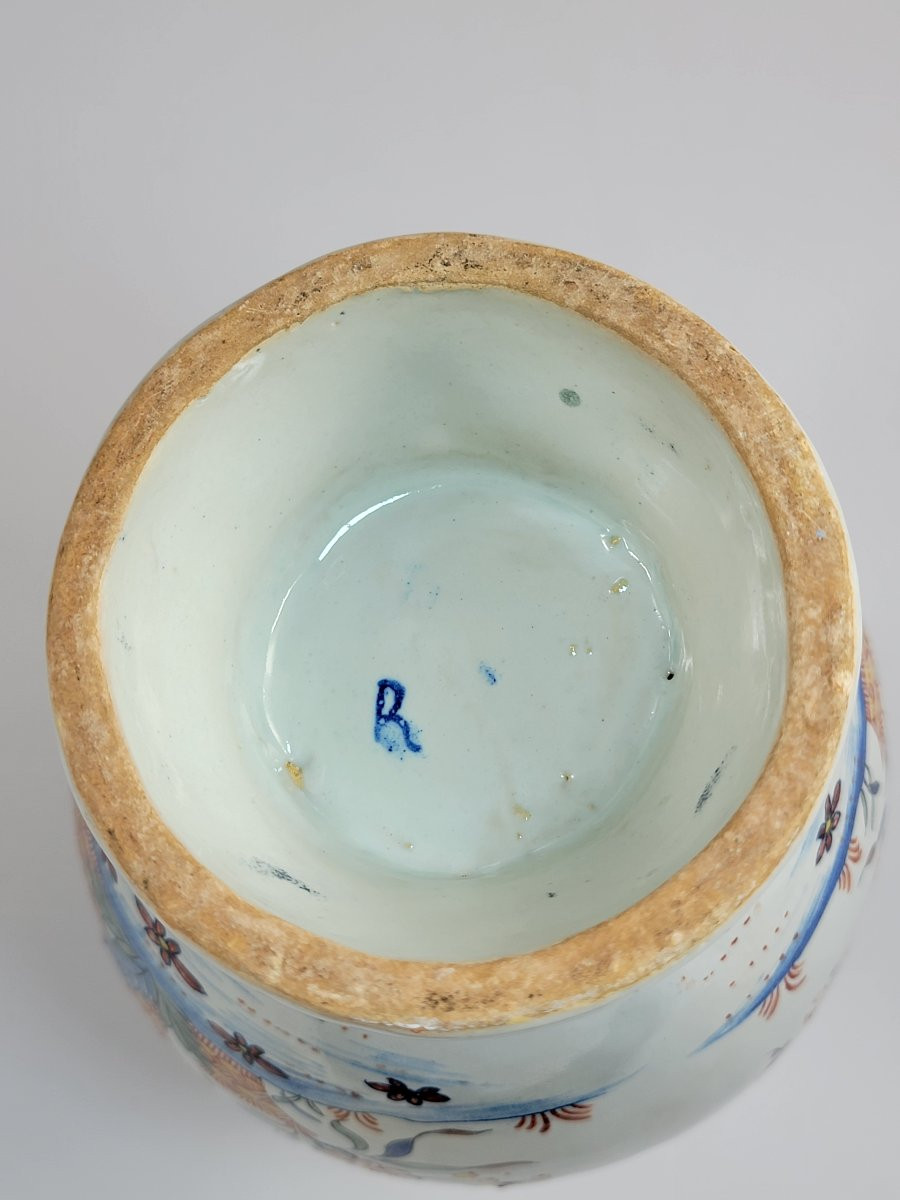 Brussels Faience Jug With Lambrequins And “haie Fleurie”, C.1760–1790-photo-6