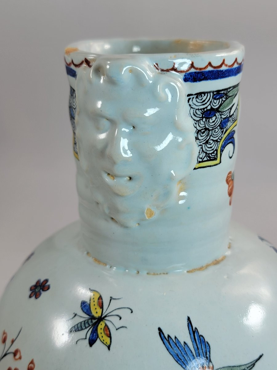 Brussels Faience Jug With Lambrequins And “haie Fleurie”, C.1760–1790-photo-8