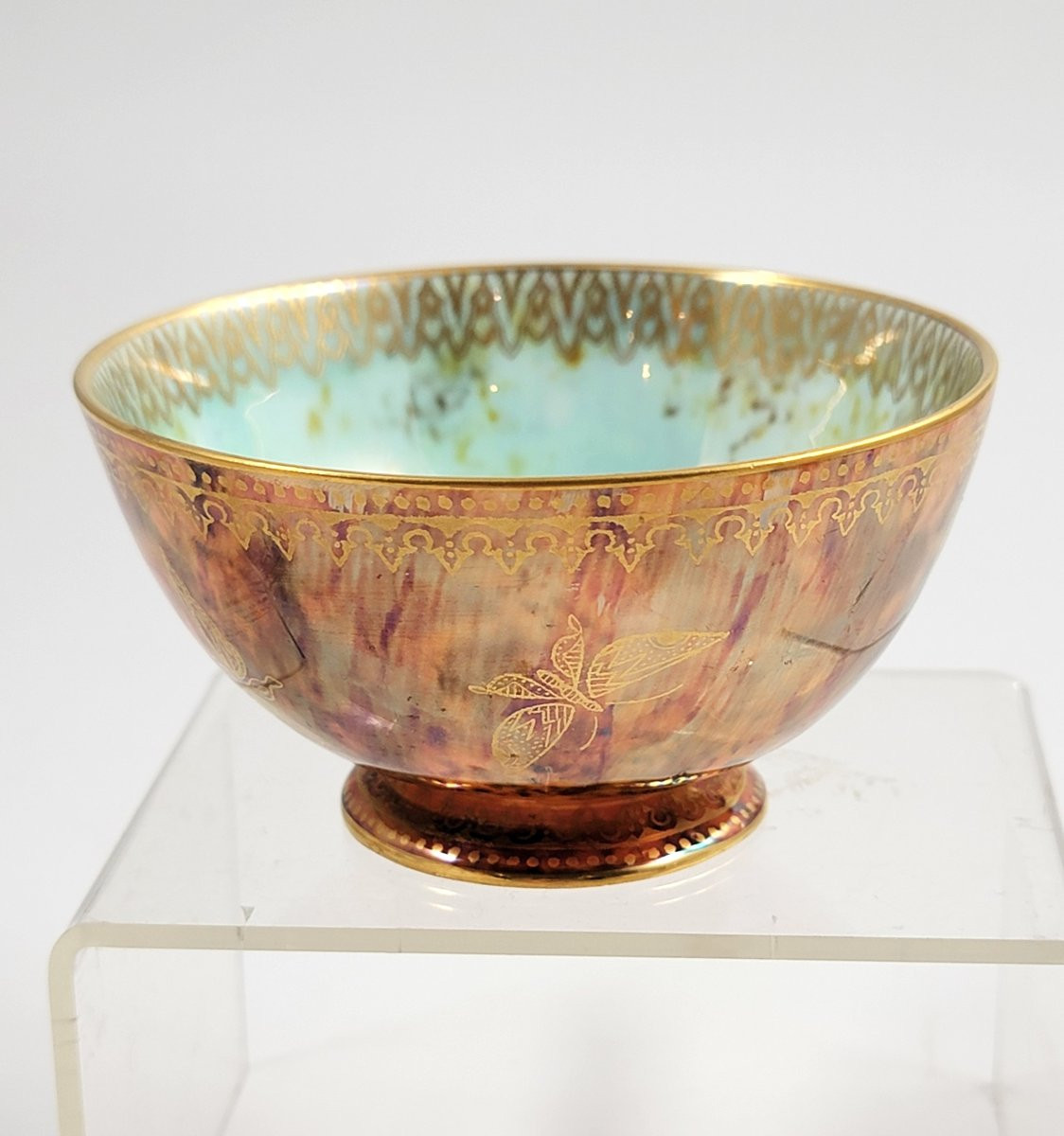 Daisy Makeig-jones Wedgwood Orange Lustre Bowl, C.1915-photo-2