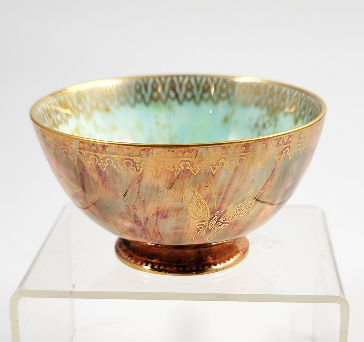 Daisy Makeig-jones Wedgwood Orange Lustre Bowl, C.1915-photo-3