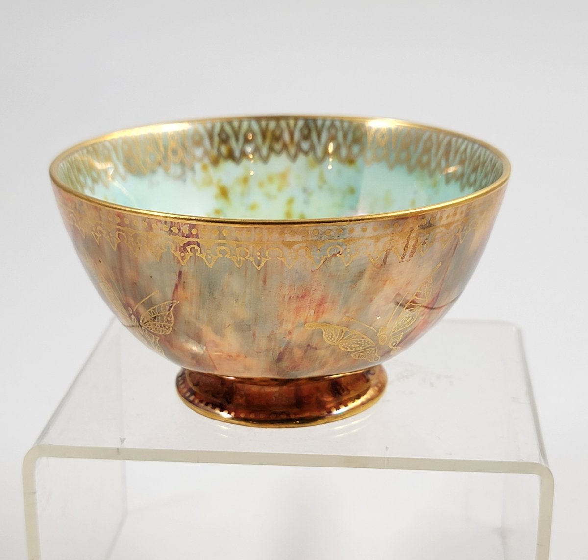 Daisy Makeig-jones Wedgwood Orange Lustre Bowl, C.1915-photo-4