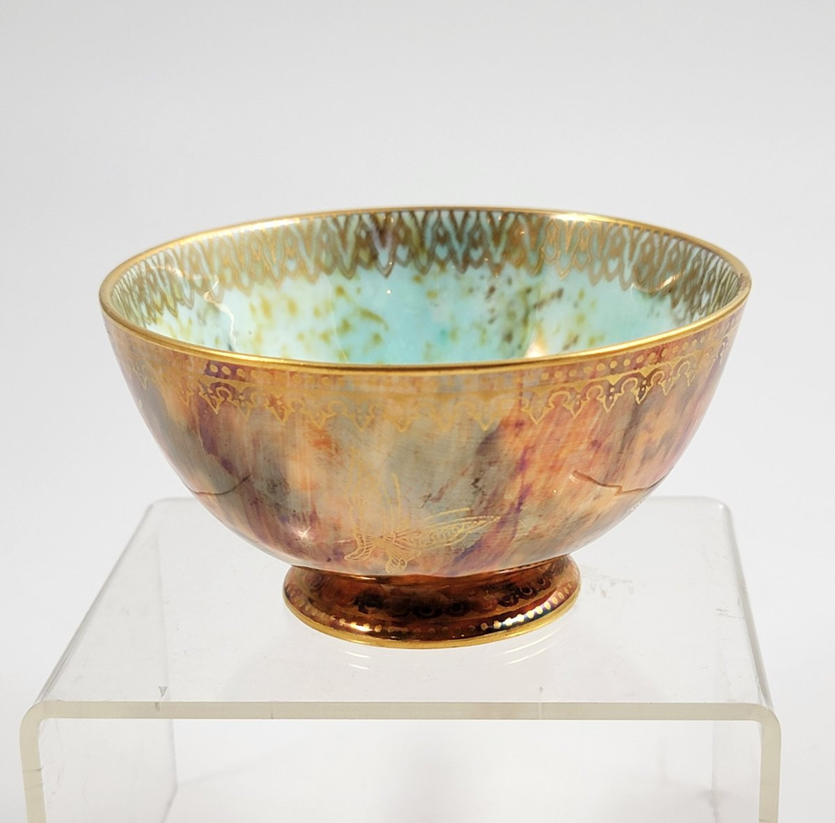 Daisy Makeig-jones Wedgwood Orange Lustre Bowl, C.1915-photo-2