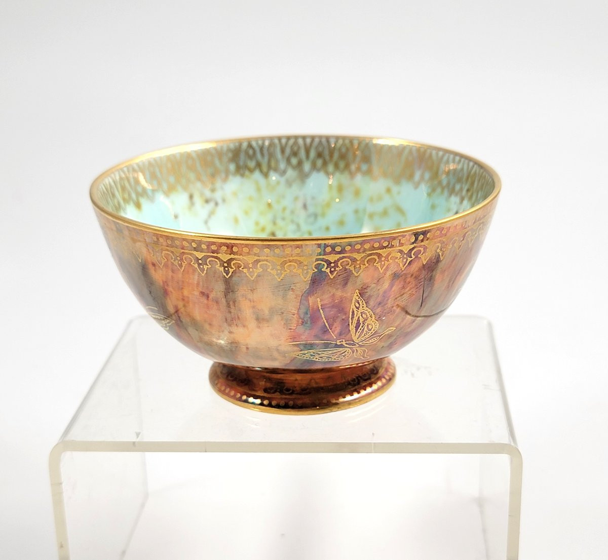 Daisy Makeig-jones Wedgwood Orange Lustre Bowl, C.1915-photo-3