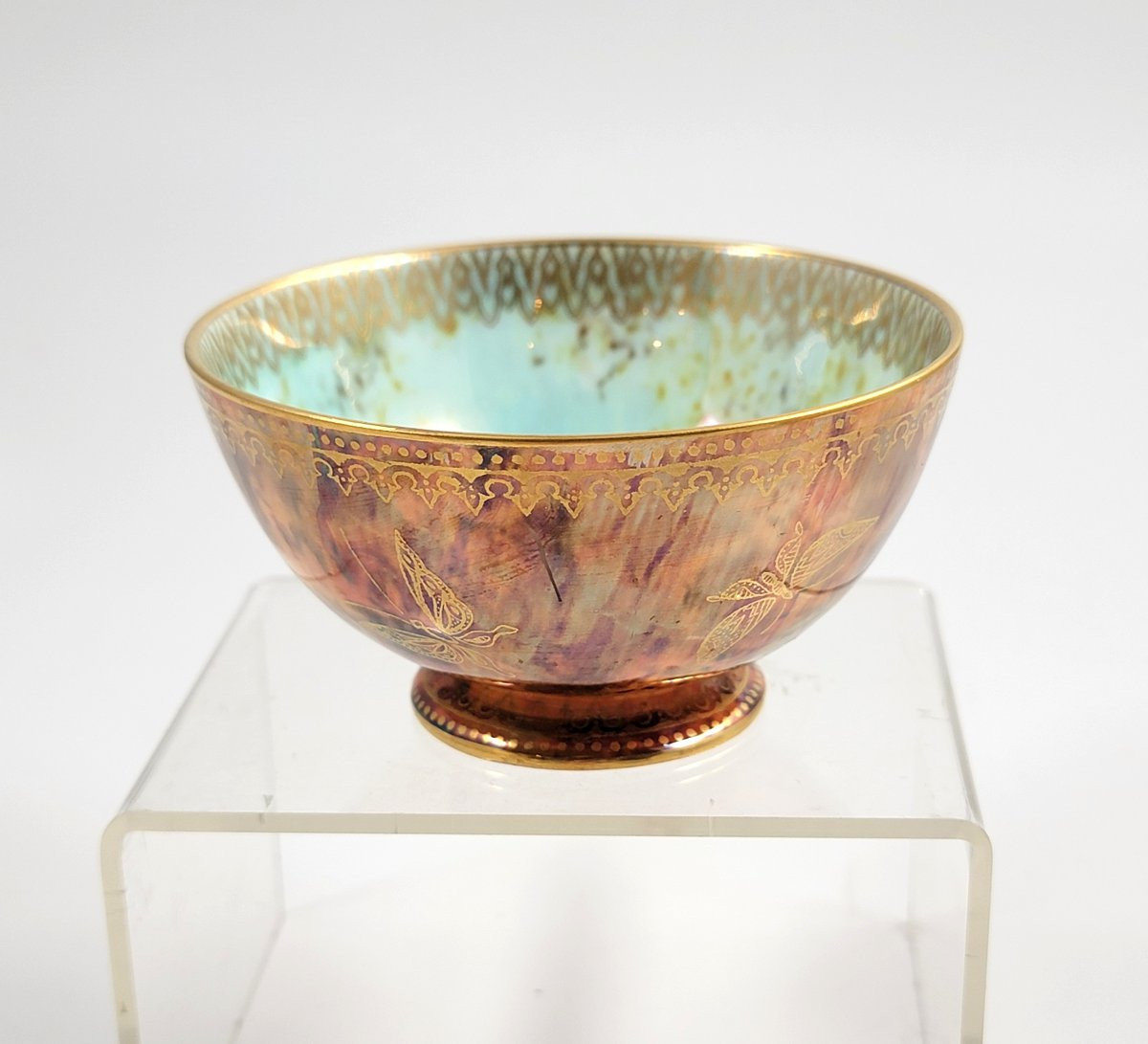 Daisy Makeig-jones Wedgwood Orange Lustre Bowl, C.1915-photo-4