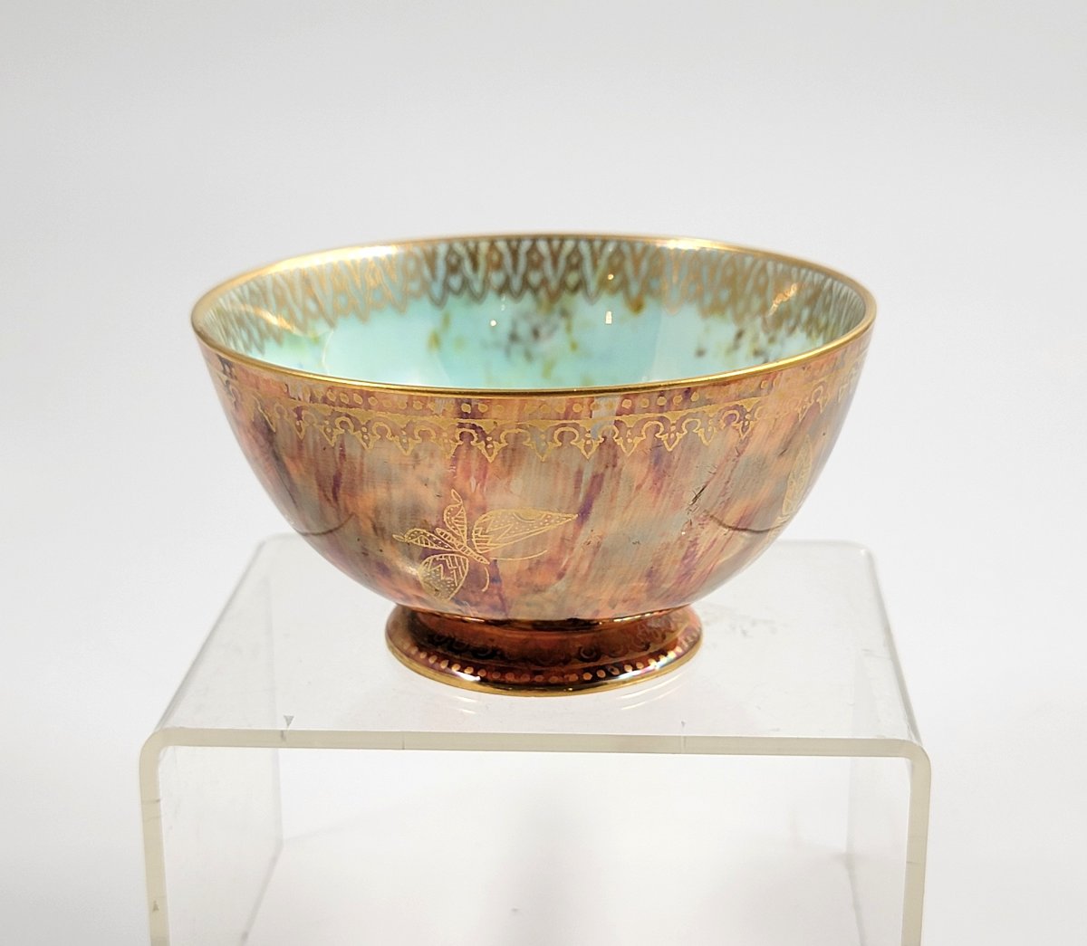 Daisy Makeig-jones Wedgwood Orange Lustre Bowl, C.1915-photo-5