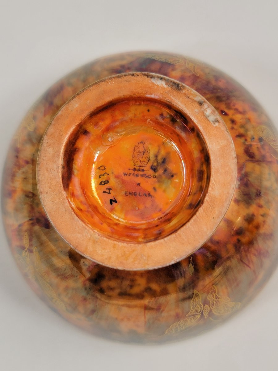 Daisy Makeig-jones Wedgwood Orange Lustre Bowl, C.1915-photo-7