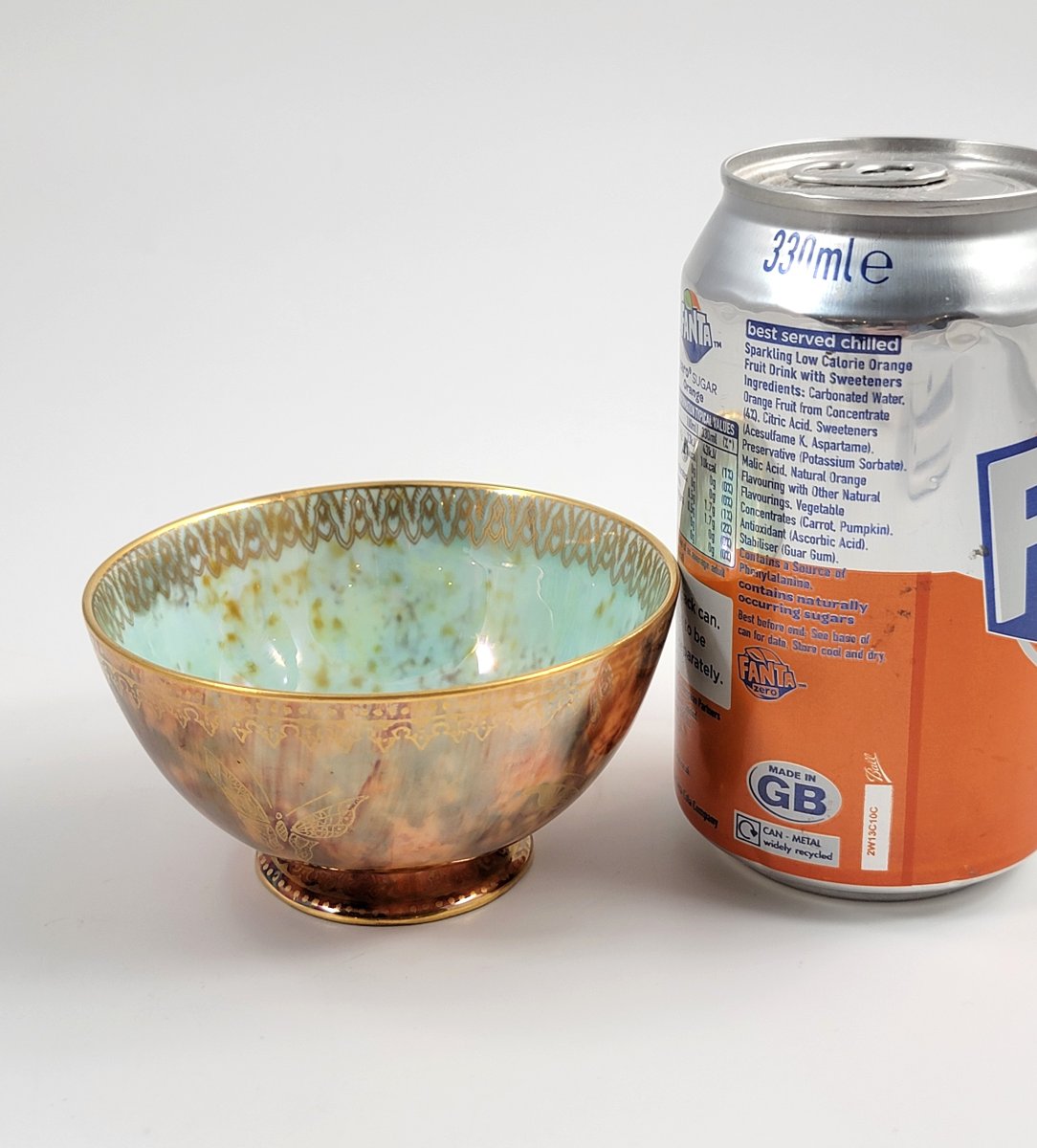 Daisy Makeig-jones Wedgwood Orange Lustre Bowl, C.1915-photo-8
