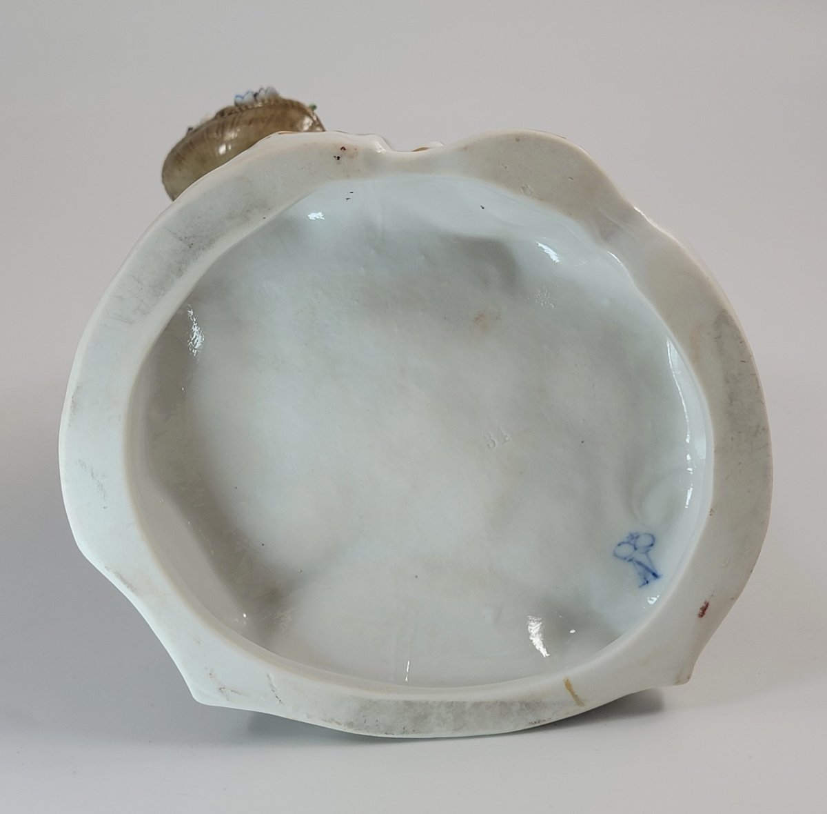 Aelteste Volkstedt – Groupe en porcelaine « La Chiromancienne et Cupidon », 1915-photo-6