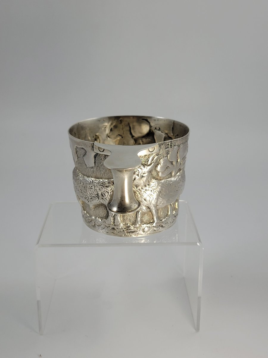 Coupe en argent massif Vaphio, Nathan & Hayes, Chester 1900-photo-3