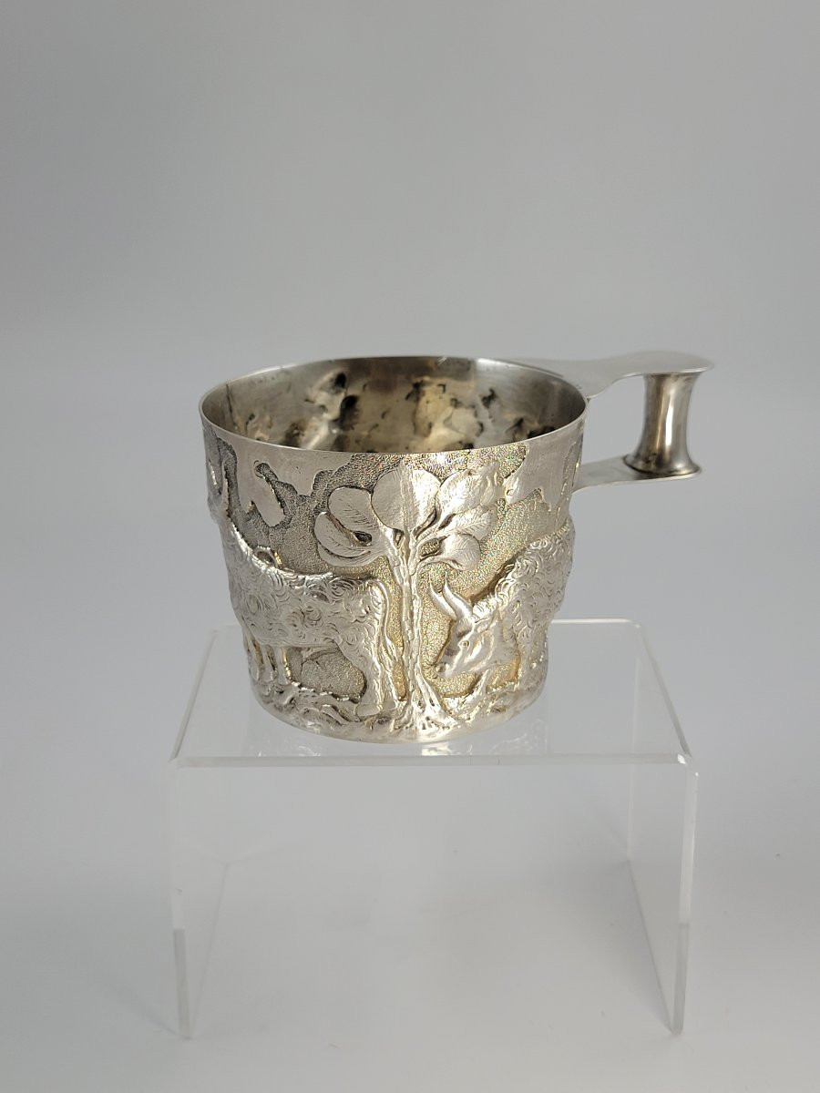 Coupe en argent massif Vaphio, Nathan & Hayes, Chester 1900-photo-4