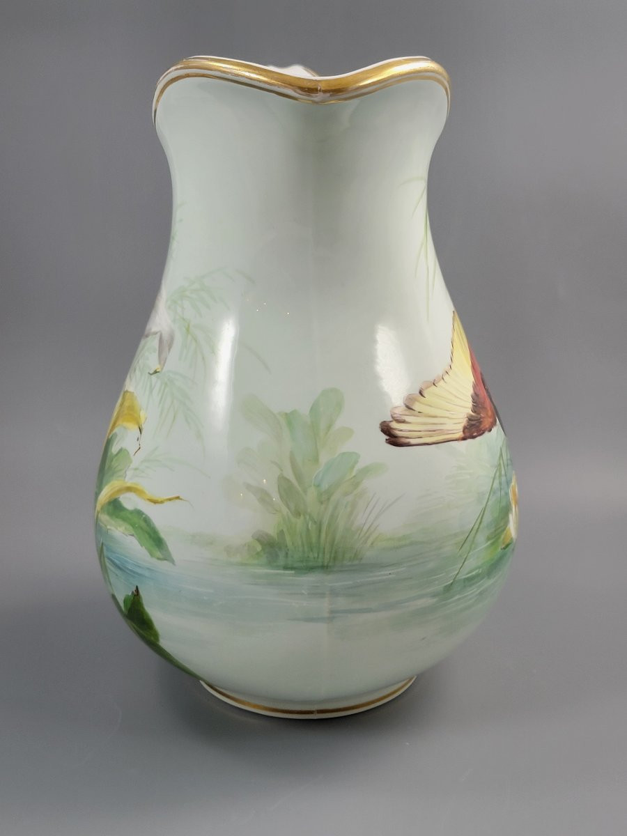 Verseuse Minton SIGNÉE par W. Mussill (1880), Artiste Ex-Sèvres-photo-3