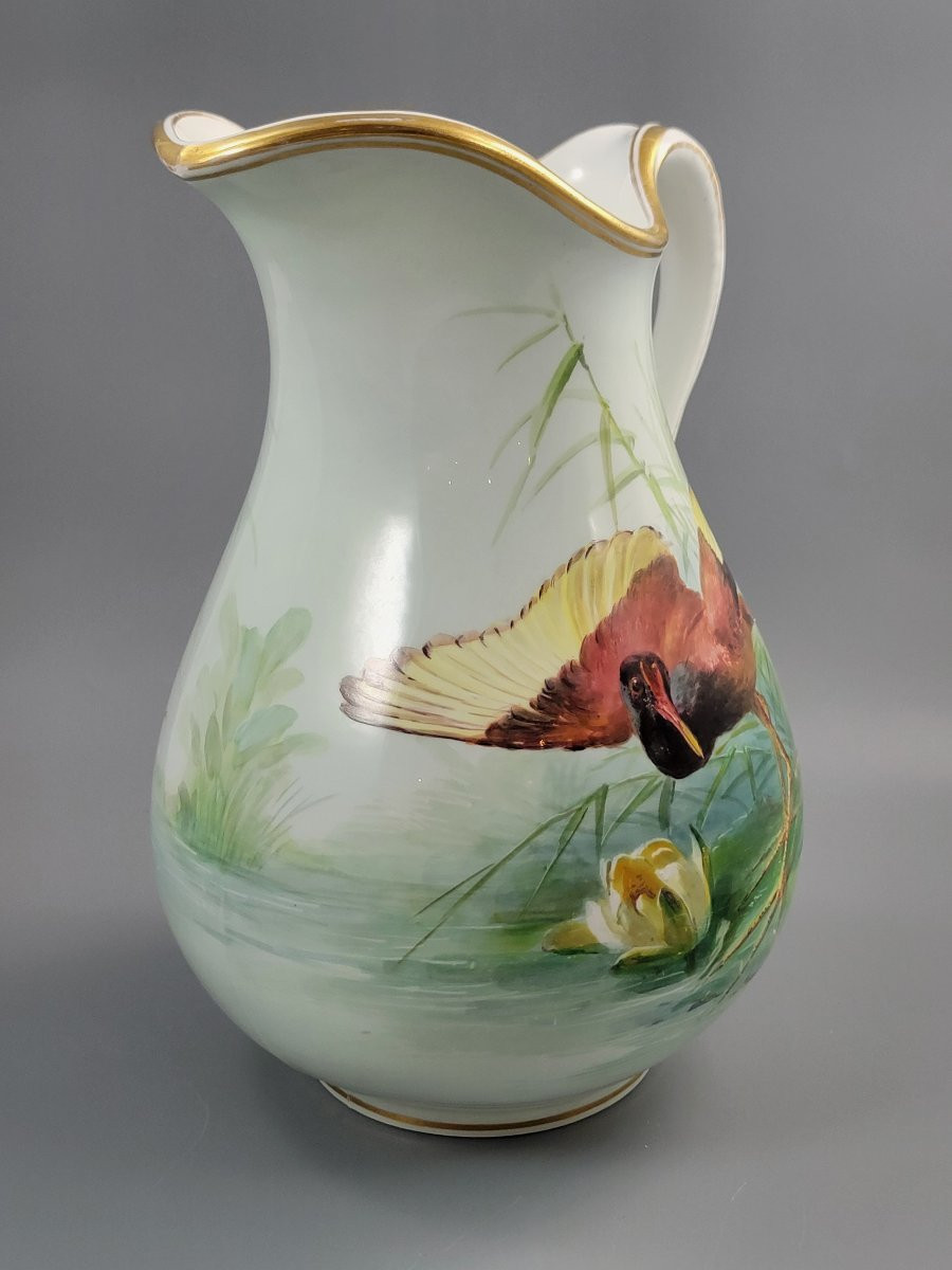 Verseuse Minton SIGNÉE par W. Mussill (1880), Artiste Ex-Sèvres-photo-4