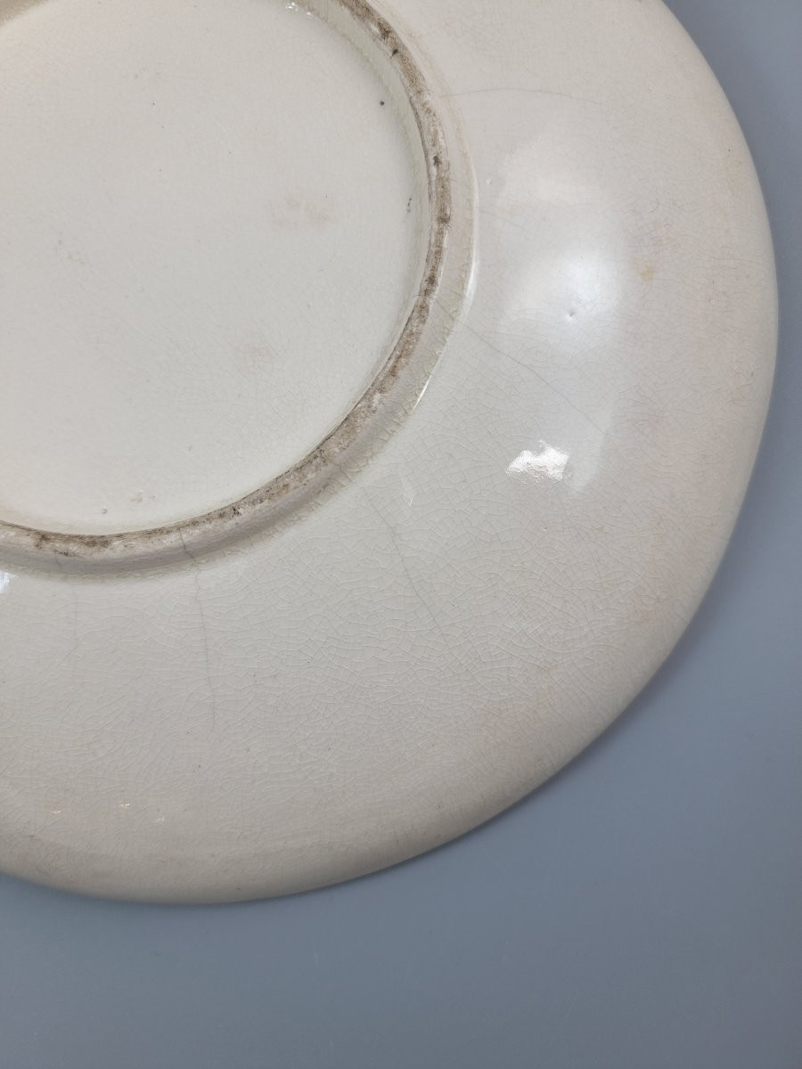 Assiette Satsuma école de Kyoto, guerriers samouraïs, or, moriage, vers 1890-photo-5