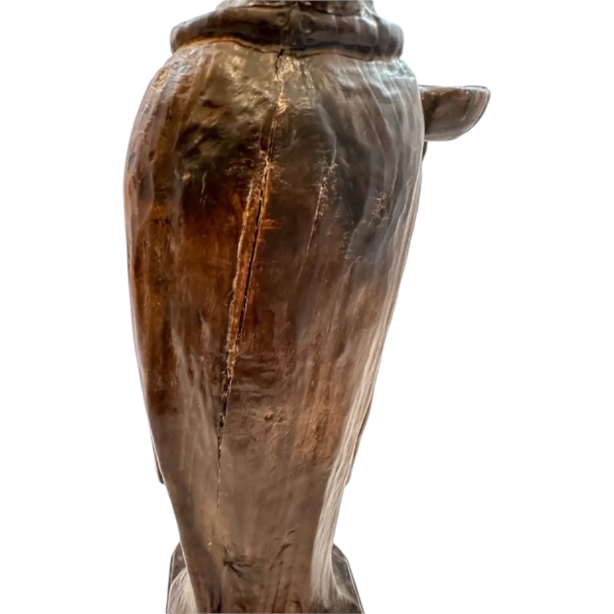 A Fine 18th Century Continental Baroque Carved Wood Acolyte Candlestick Figure-photo-6