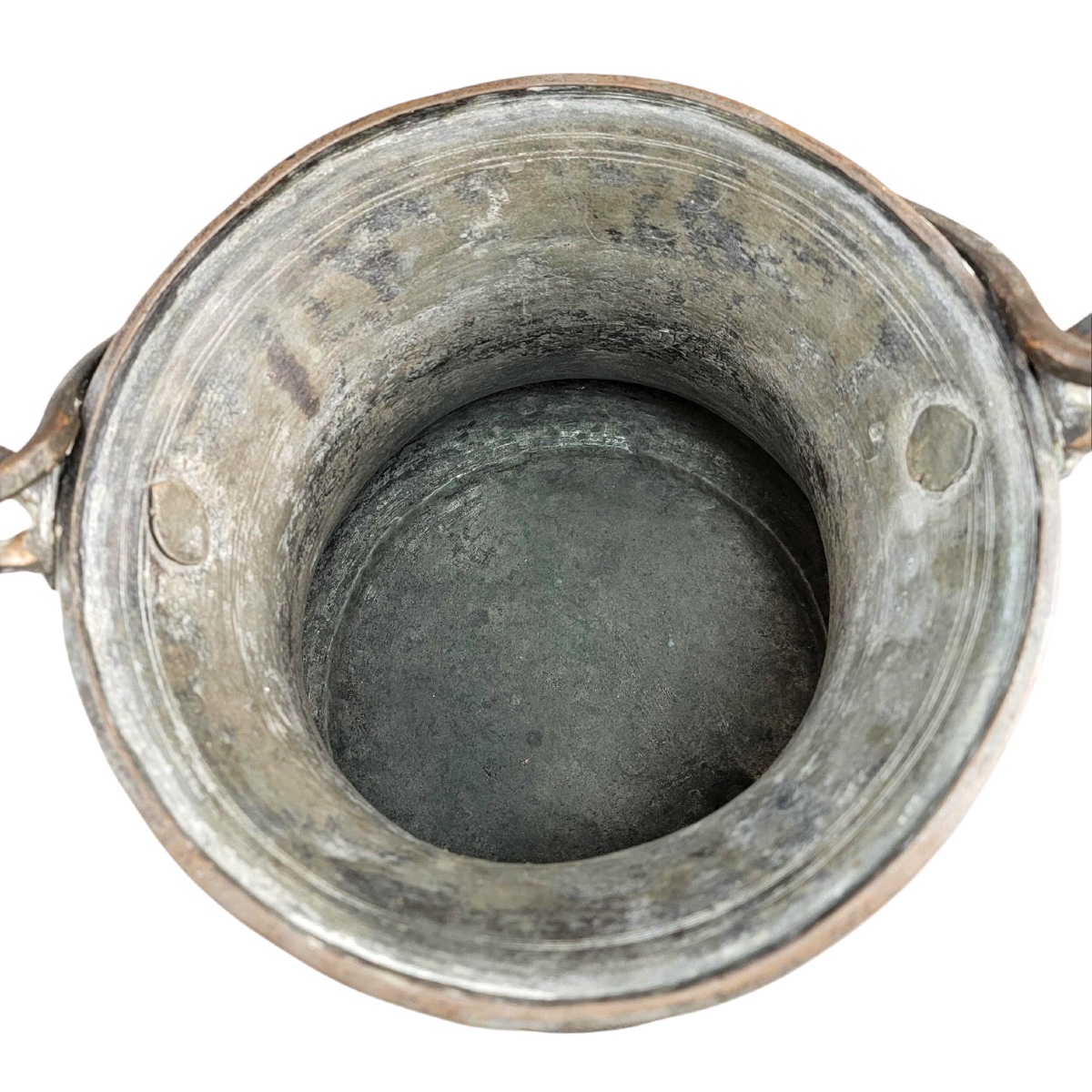 Vase rituel, Perse, XVIIIe siècle – Bronze gravé à la main (āb-zan)-photo-3