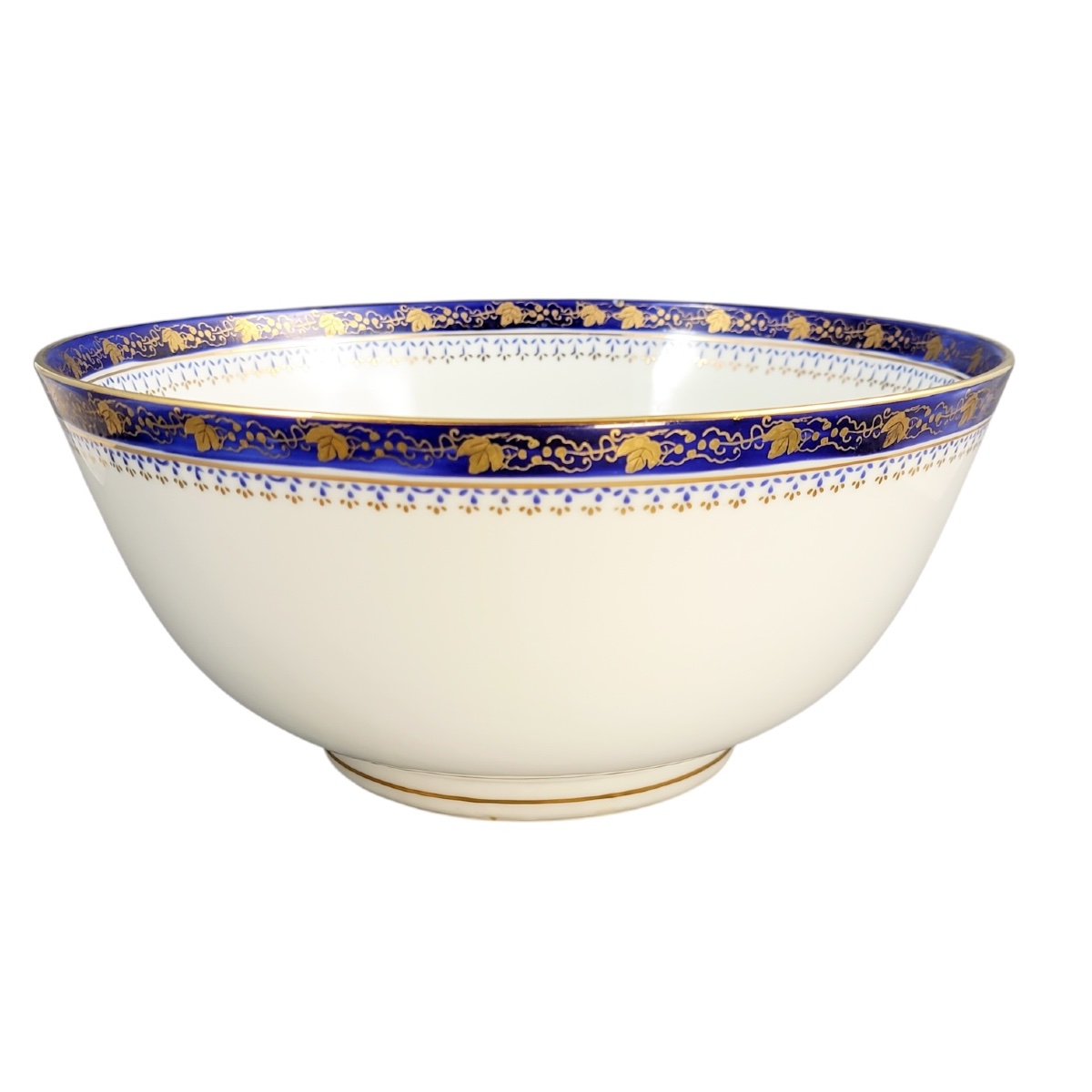 American Eagle Porcelain Punch Bowl, Early 20th Century-photo-2