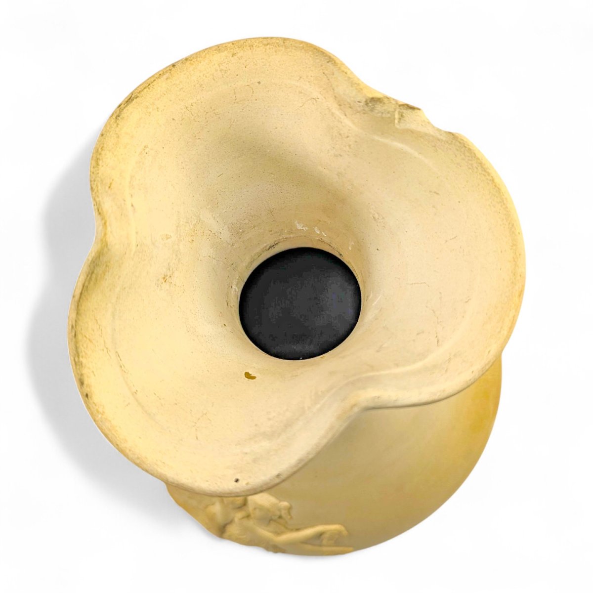 Vase en biscuit “Ange de la Nuit” par P. Ipsens Enke, Copenhague, vers 1880–1900-photo-1