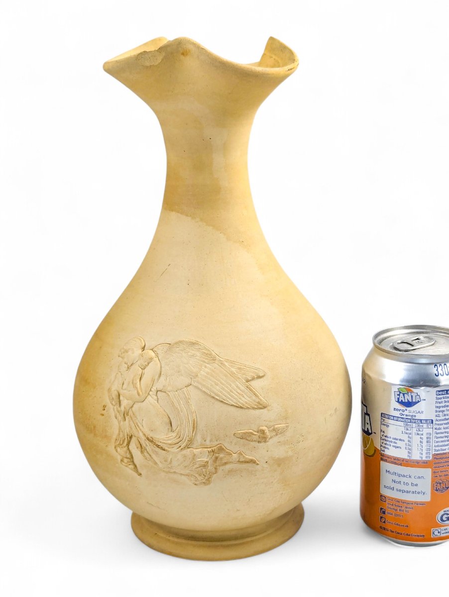 Vase en biscuit “Ange de la Nuit” par P. Ipsens Enke, Copenhague, vers 1880–1900-photo-8