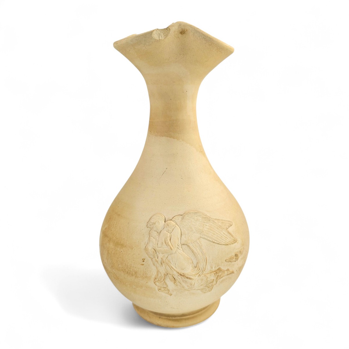 Vase en biscuit “Ange de la Nuit” par P. Ipsens Enke, Copenhague, vers 1880–1900