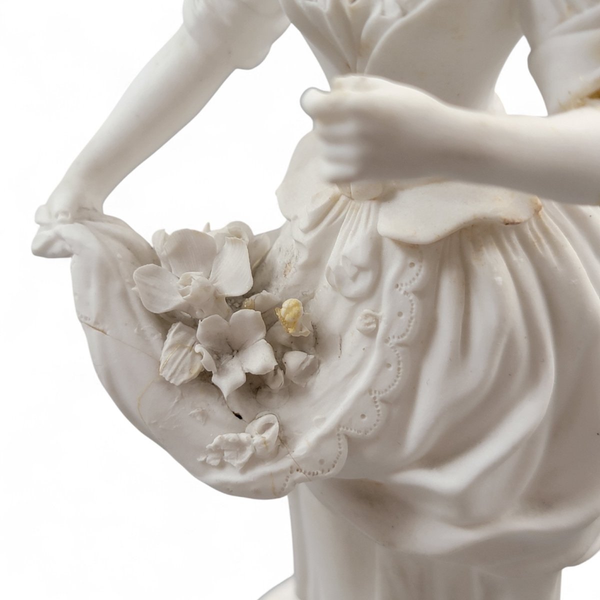 Minton Pair Of Parian Biscuit Figures “the Gardeners”, England, C.1845-photo-6