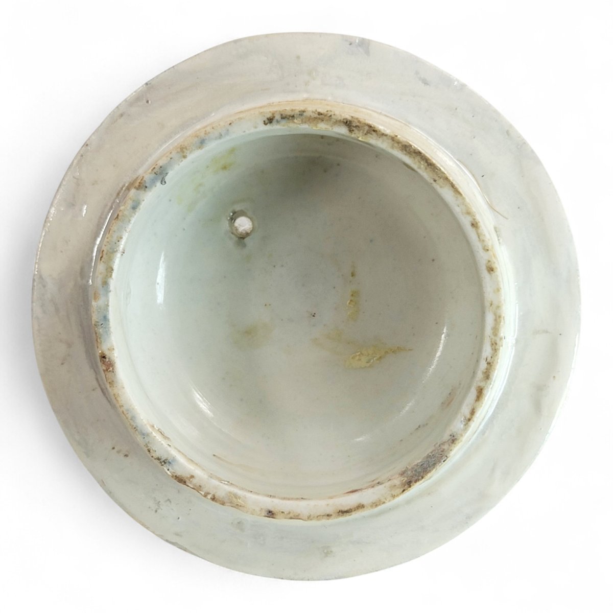 Théière Worcester, Première Période, décor Fence, vers 1760, marque croissant bleu-photo-6