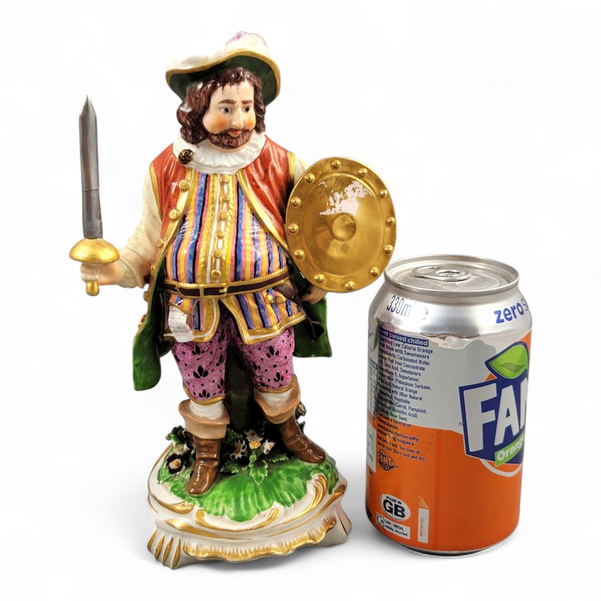 Figure en porcelaine de Derby « James Quin dans le rôle de Sir John Falstaff », vers 1775–1780-photo-8