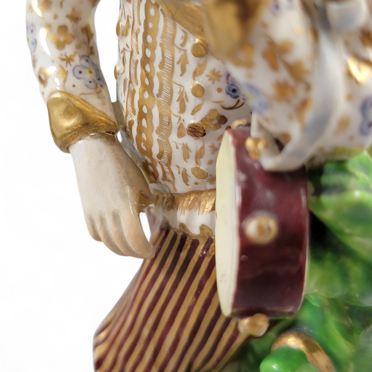 Figures en porcelaine de Derby « Idyllic Musicians », période Bloor, vers 1815-photo-6