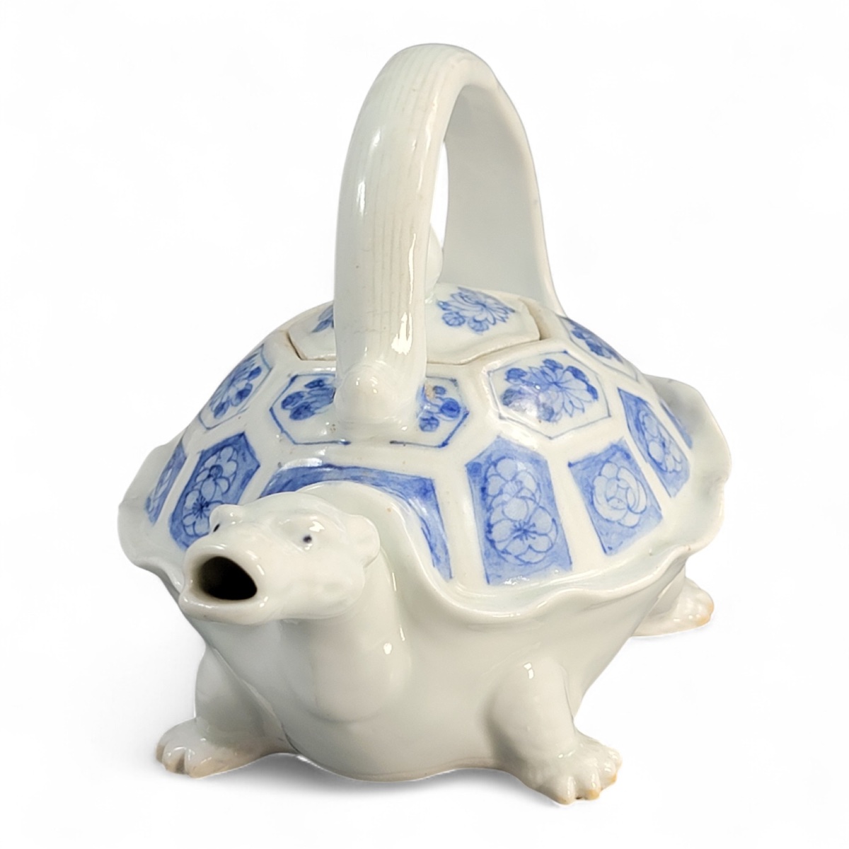 Théière japonaise en porcelaine de Hirado, Minogame, Époque Edo tardive, c.1830–1850-photo-4