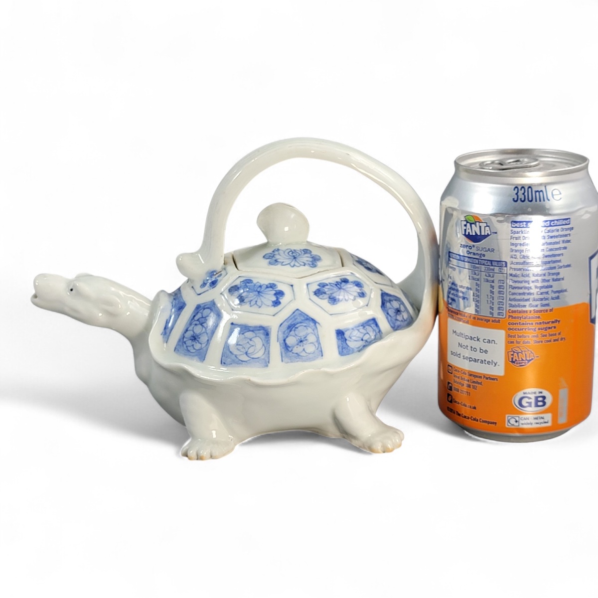 Théière japonaise en porcelaine de Hirado, Minogame, Époque Edo tardive, c.1830–1850-photo-4