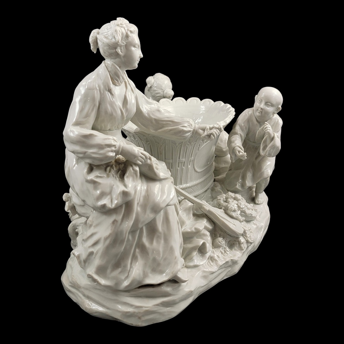 Large French Soft-paste Chinoiserie Figure Group, C.1750–1760-photo-4