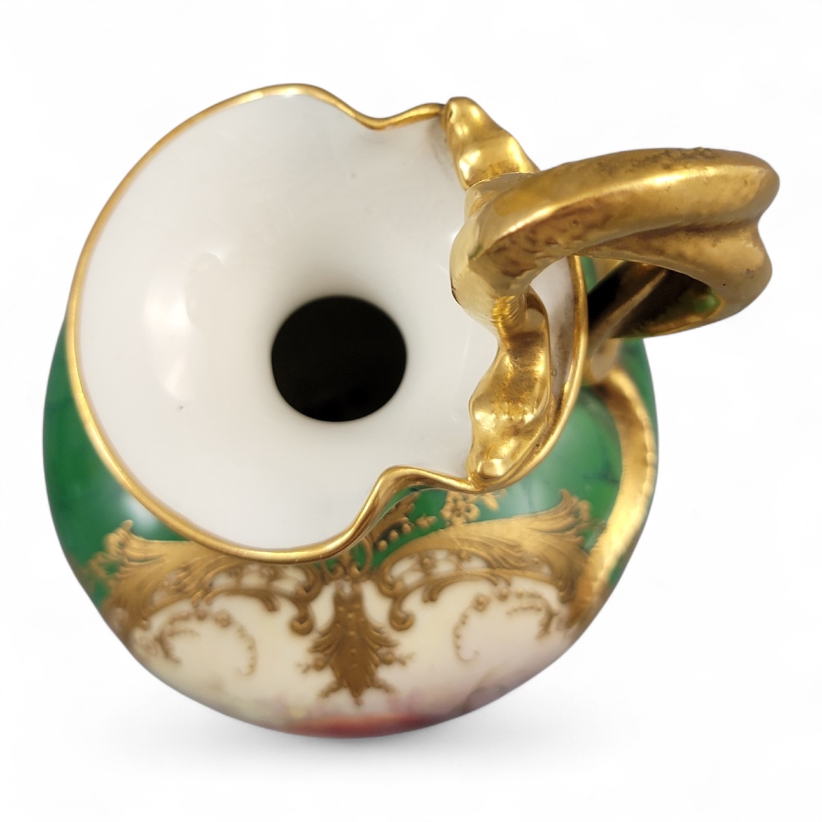 Paire d’aiguières Royal Worcester aux fruits, datées 1908, signées R. Seabright-photo-1