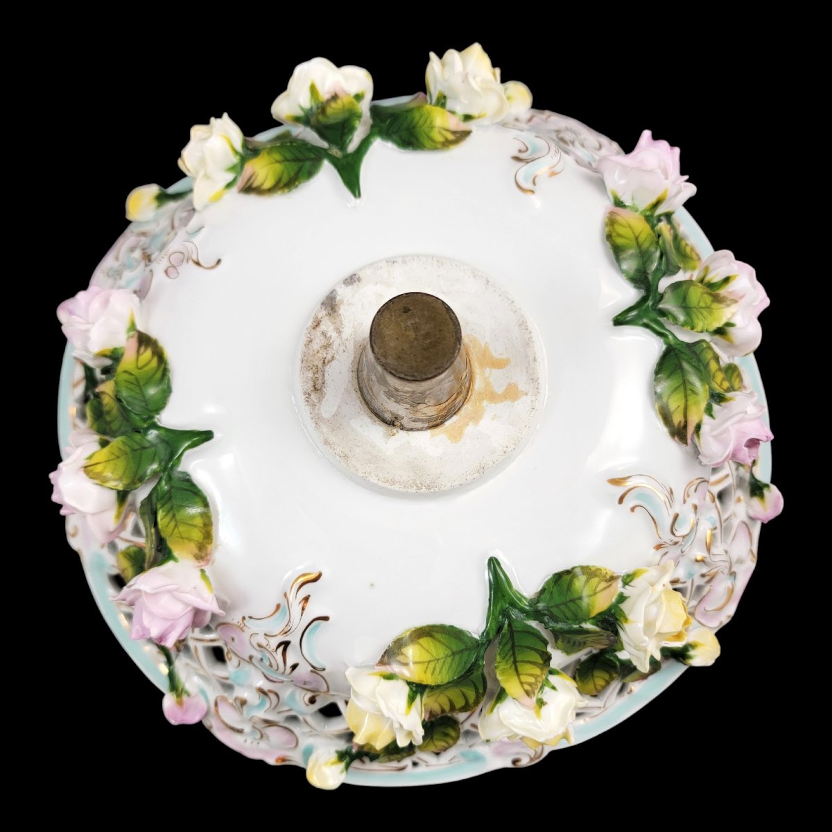 Plaue Schierholz Putti Musical Quartet Centrepiece, C.1900-photo-7