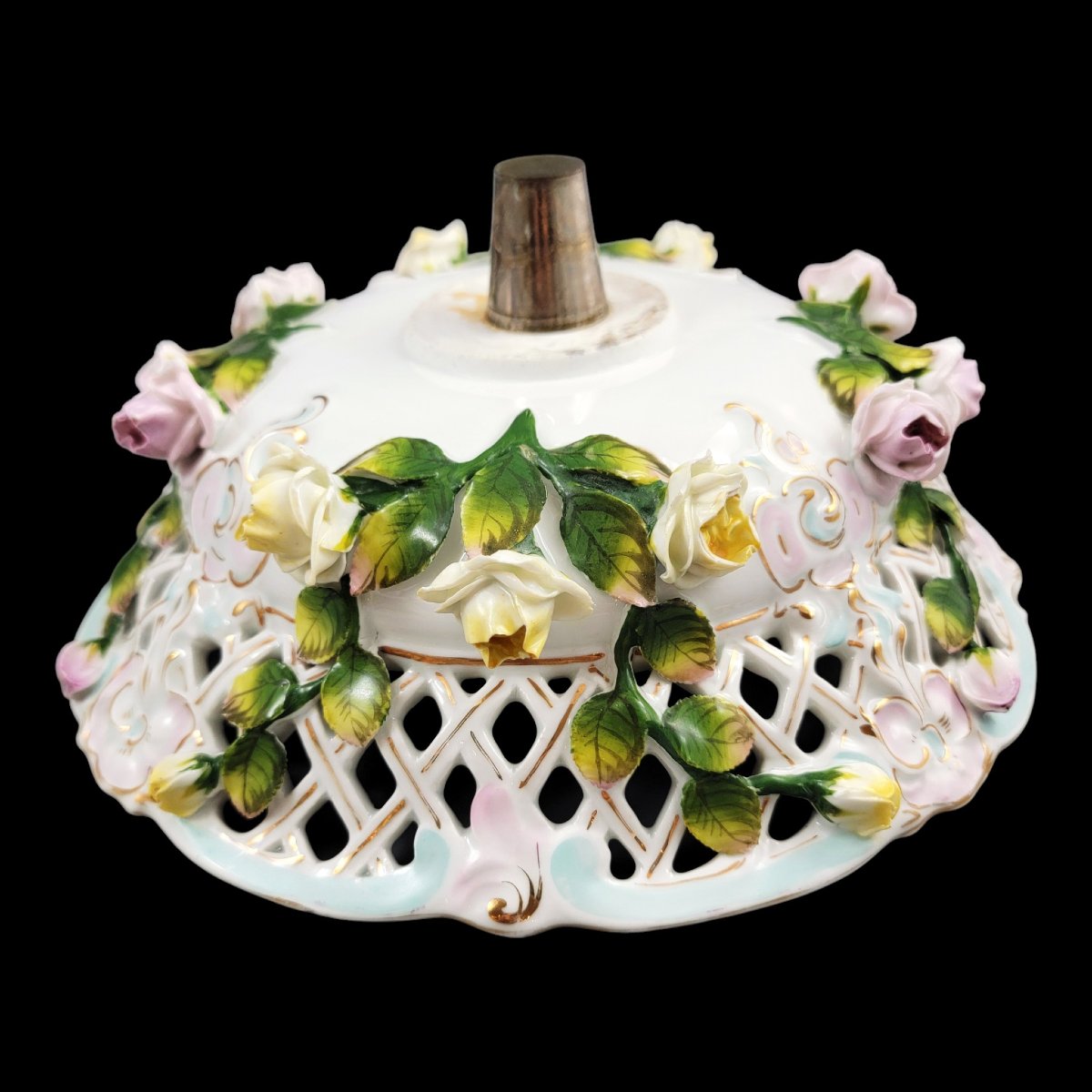 Plaue Schierholz Putti Musical Quartet Centrepiece, C.1900-photo-8