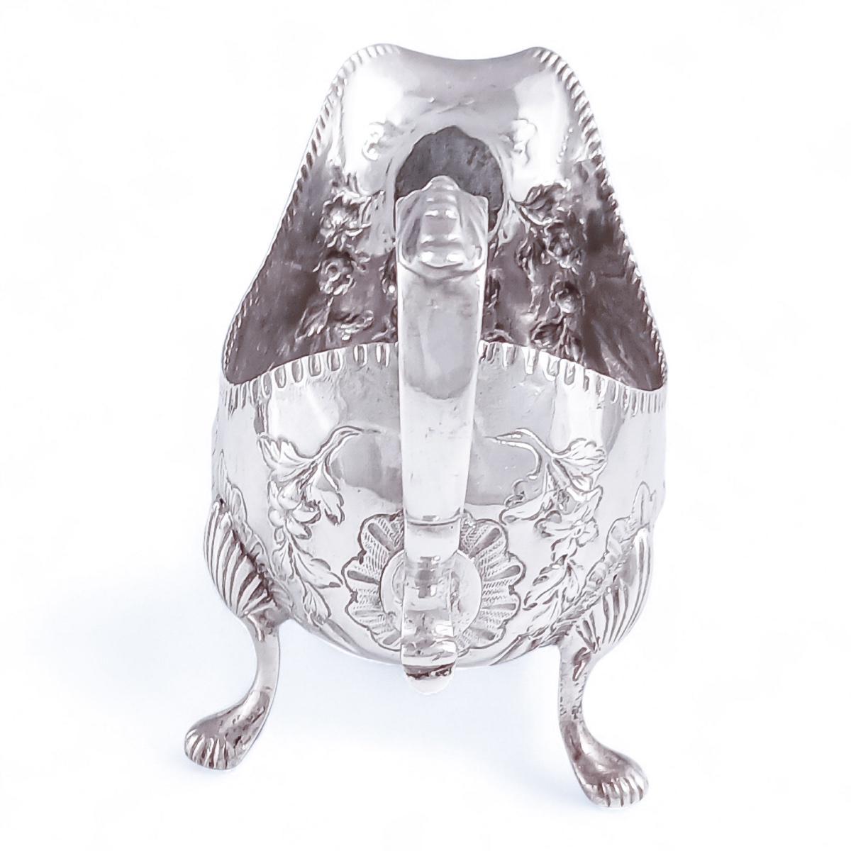 Saucière Irlandaise en Argent, Ambrose Boxwell, Dublin, XVIIIe Siècle-photo-2