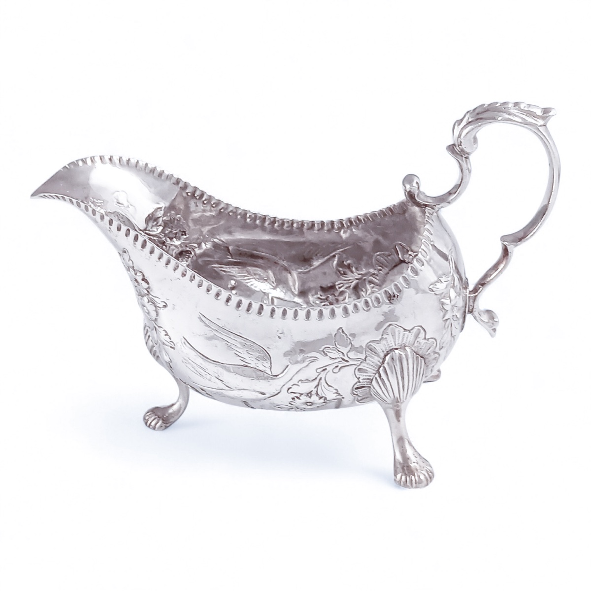 Saucière Irlandaise en Argent, Ambrose Boxwell, Dublin, XVIIIe Siècle-photo-4