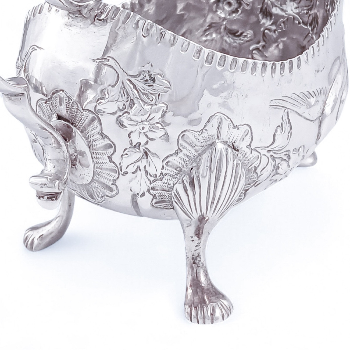Saucière Irlandaise en Argent, Ambrose Boxwell, Dublin, XVIIIe Siècle-photo-1