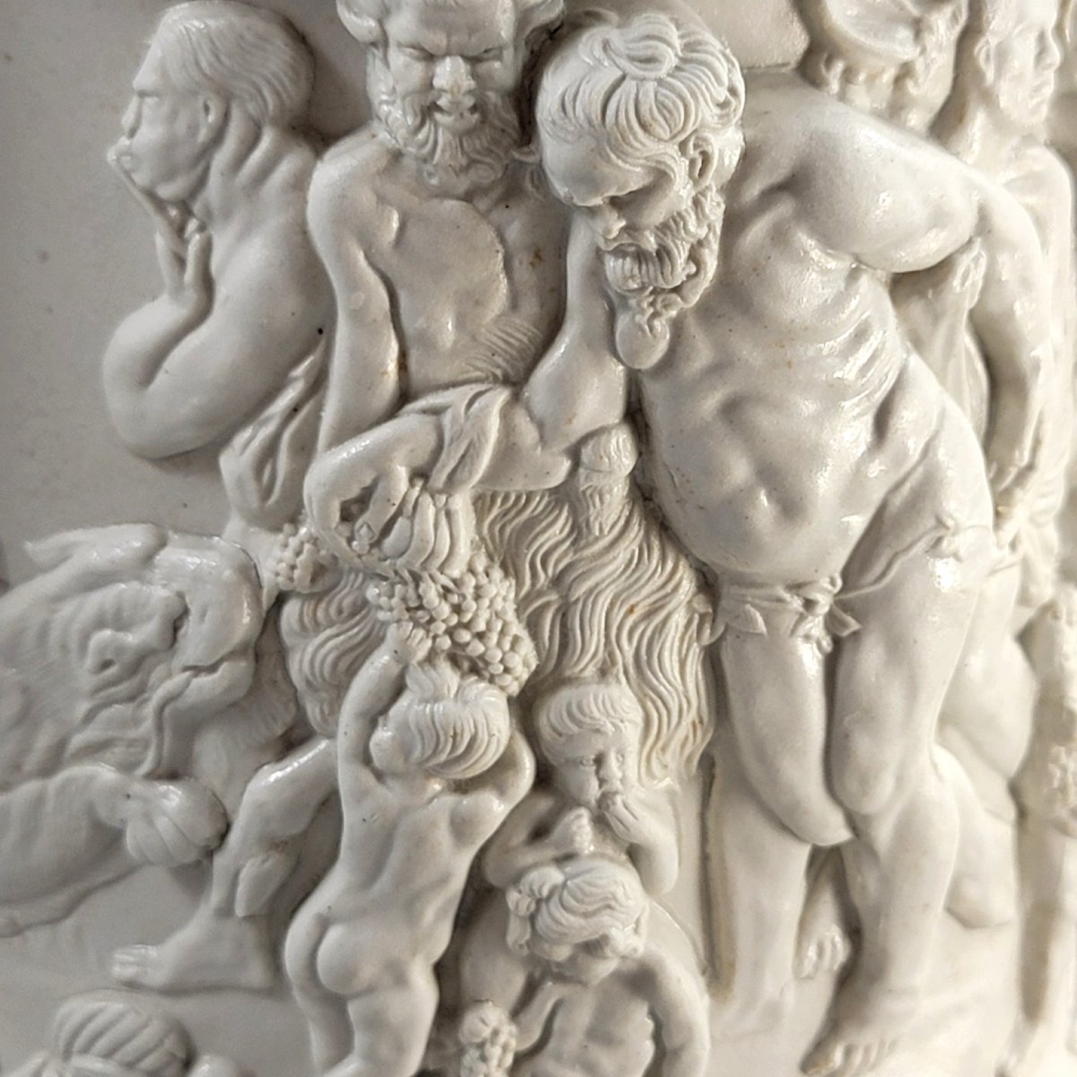 Large Charles Meigh Relief-moulded Pitcher “bacchanalian Dance”, 1844-photo-6