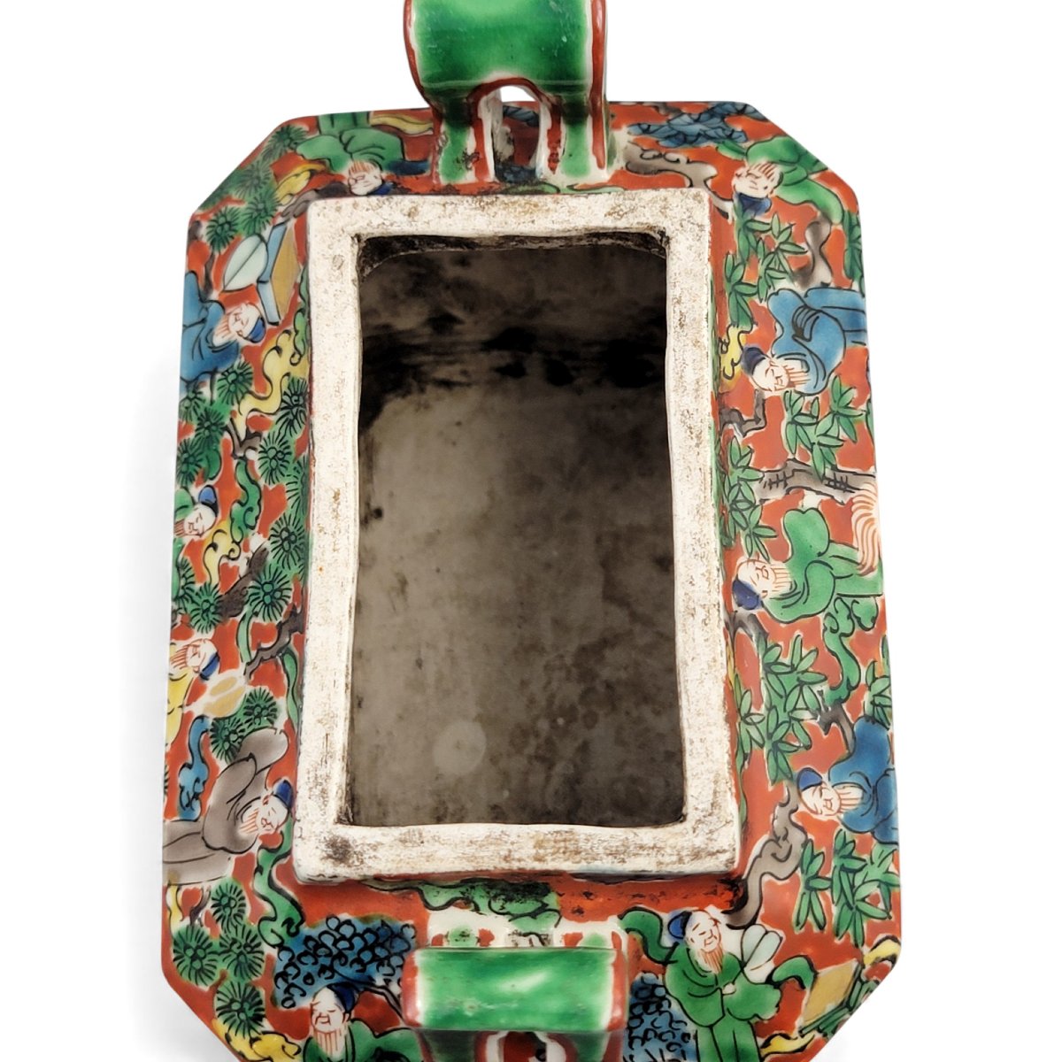 Japanese Kutani-type Incense Burner With Shishi Finial, C.1900–1930-photo-5