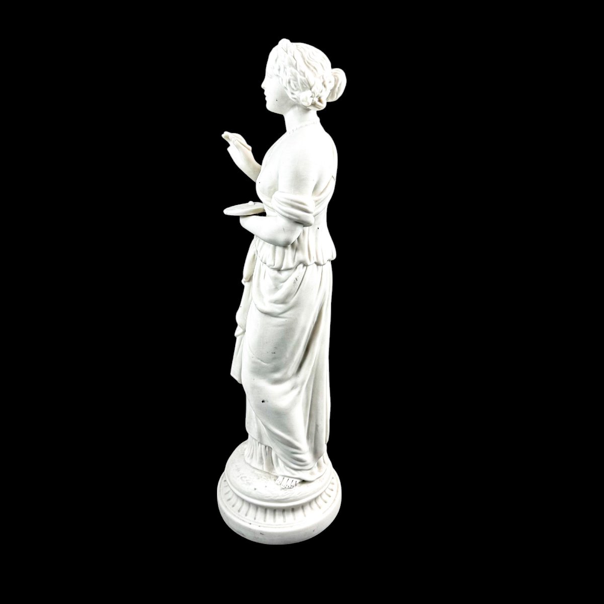 Figure en biscuit néoclassique, Angleterre, vers 1850-photo-2