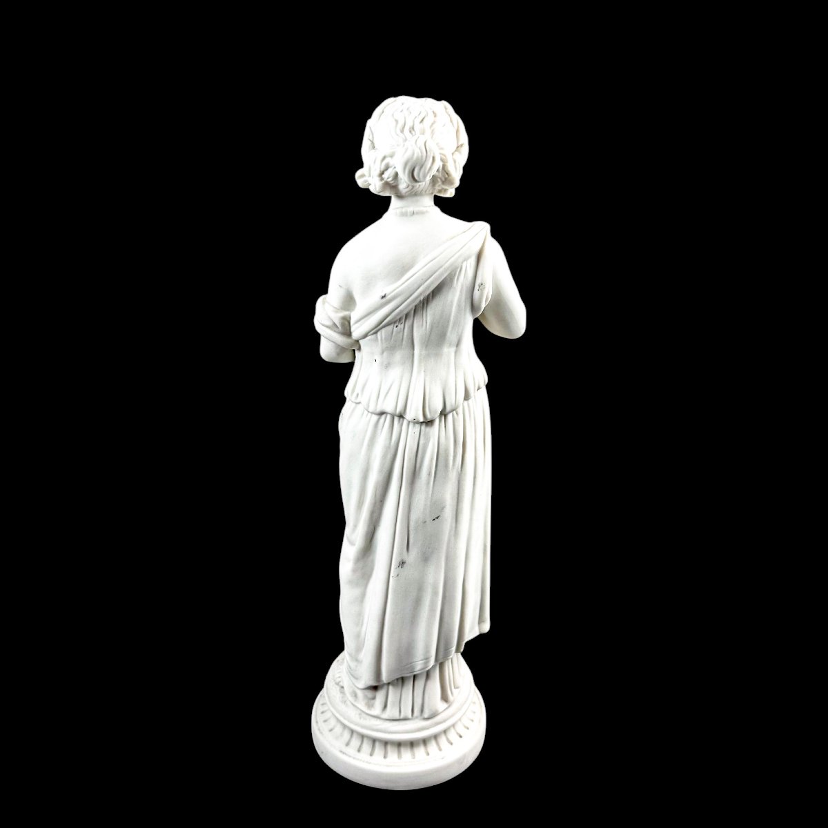 Figure en biscuit néoclassique, Angleterre, vers 1850-photo-3