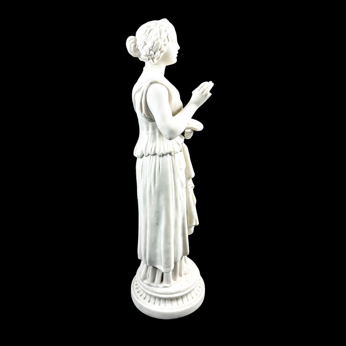Figure en biscuit néoclassique, Angleterre, vers 1850-photo-4