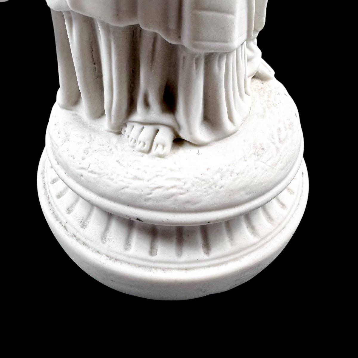 Figure en biscuit néoclassique, Angleterre, vers 1850-photo-3